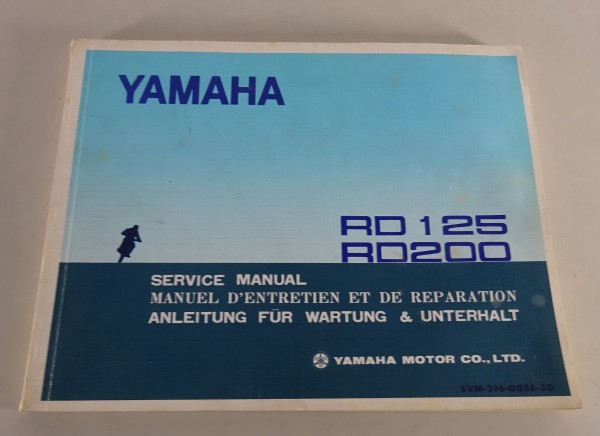 Werkstatthandbuch / Workshop Manual Yamaha RD 125 / RD 200 Stand 04/1973