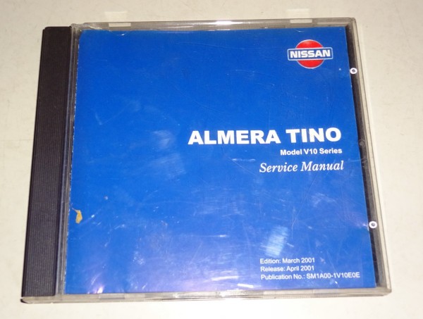 Werkstatthandbuch auf CD Nissan Almera Tino Typ V10 Stand 04/2001