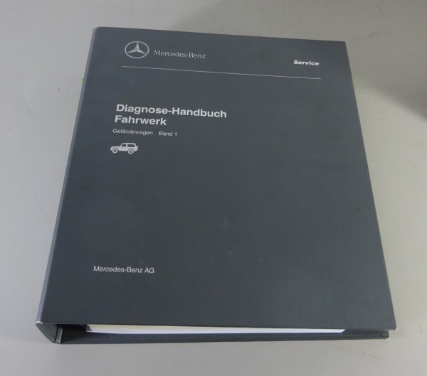 Werkstatthandbuch / Diagnose-Handbuch Fahrwerk Mercedes G-Modell W463 ab 1997