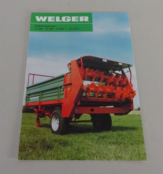 Prospekt Welger Stalldungstreuer LS 280 / 300 / 320 T / 325 T Stand 11/1996