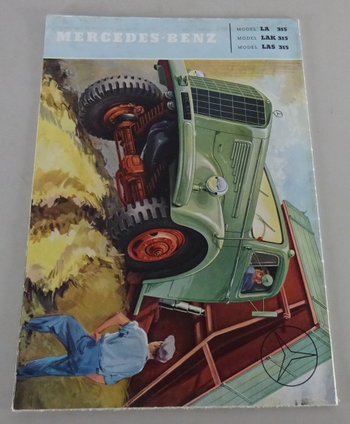 Prospekt / Broschüre Mercedes-Benz LA / LAK / LAS 315 Stand 10/1955