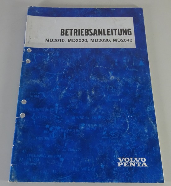 Betriebsanleitung Volvo Penta MD2010-D / MD2020-D / MD2030-D / MD2040-D 04/2000