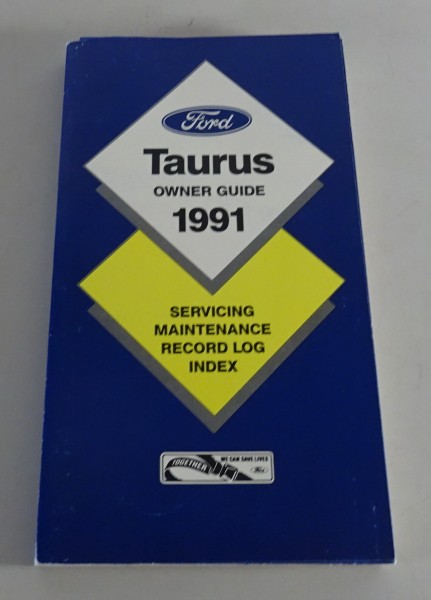 Owner´s Manual / Handbook Ford Taurus Stand 1991