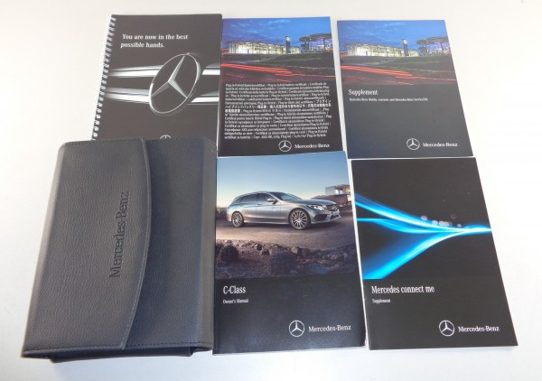 Owner's Manual + Wallet Mercedes Benz C-Class W205 / S205 C160 C180... from 2015