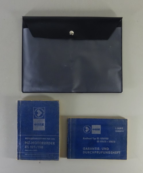 Bordmappe + Betriebsanleitung / Handbuch MZ Motorrad ES 125 / 150 Ausgabe 1968