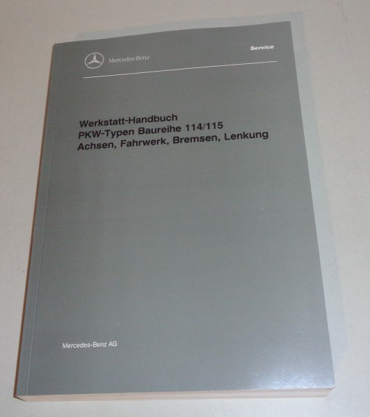 Werkstatthandbuch Mercedes Benz Fahrwerk R107 W116 W126 W123 W114 W115