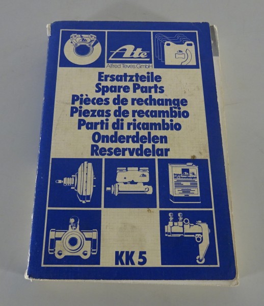 Teilekatalog / Ersatzteilliste ATE Teves Bremsen Stand 1975