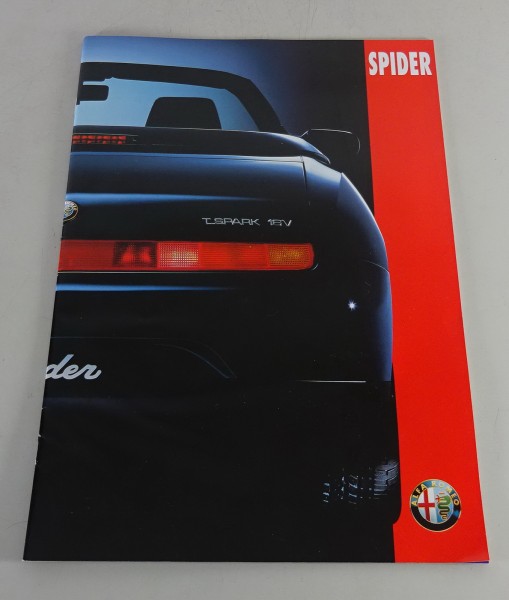 Prospekt / Broschüre Konvolut Alfa Romeo Spider 916 Stand 1995