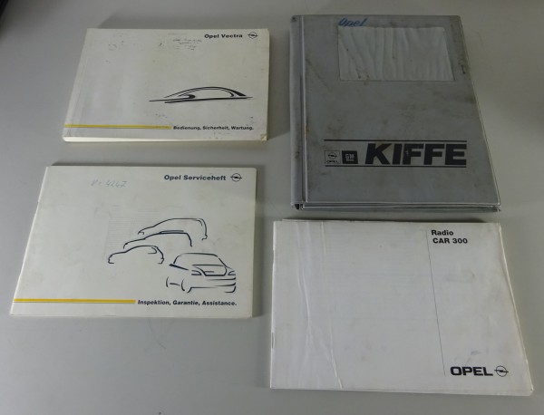 Bordmappe + Betriebsanleitung Opel Vectra B von 06/1998