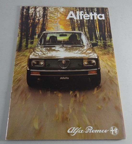 Prospekt / Broschüre Alfa Romeo Alfetta 1600 / 2000 / Lusso Stand 1982