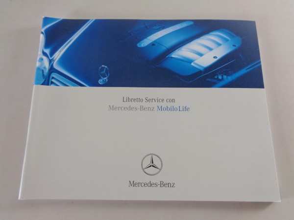 Scheckheft Mercedes Benz W168, W203, R170, R230, etc. von 10/2003 Italienisch