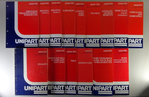 Teilekatalog / Parts Catalogue Unipart für British Leyland '1978 - 1979