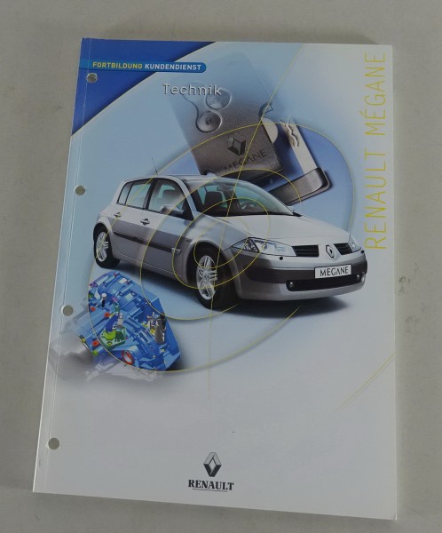 Schulungsunterlage / Technische Info Renault Megane von 08/2002