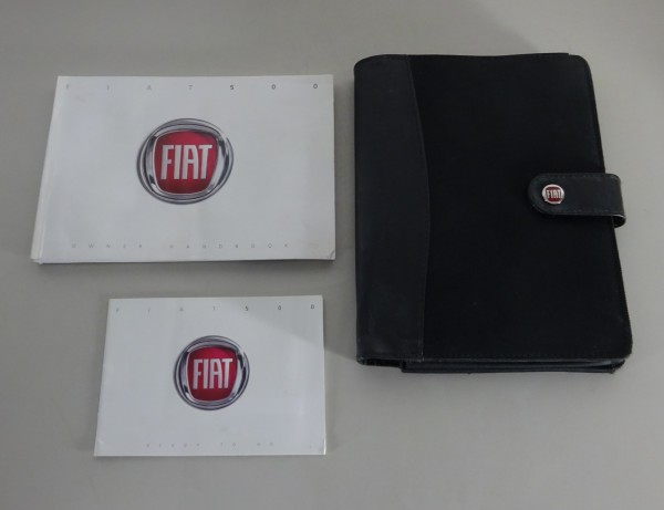 Owner's Manual / Handbook + Wallet Fiat 500 printed 10/2009