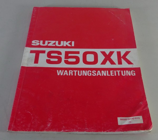 Werkstatthandbuch / Wartungsanleitung Suzuki TS 50 XK Enduro Stand 03/1991