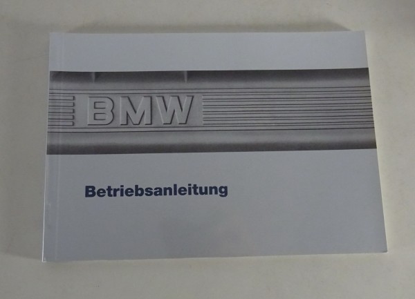 Betriebsanleitung BMW 6er E24 635 CSi + M 635 CSi von 6/1987