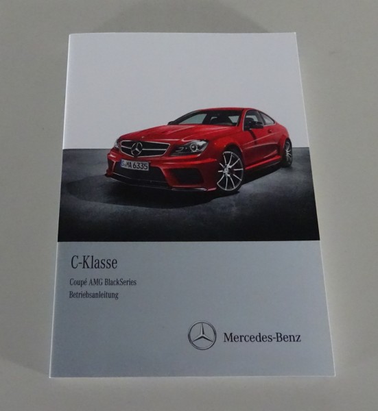 Betriebsanleitung Mercedes-Benz W204 C-Klasse Coupé AMG Black Series von 01/2012