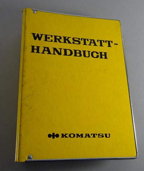 Workhop Manual / Werkstatthandbuch Komatsu Motor 155-4 Serie Stand 02/1990