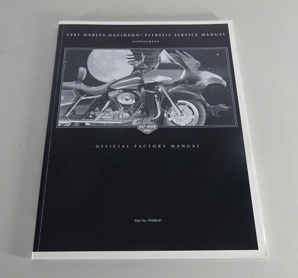 Workshop manual-Supplement Harley Davidson FLTRSEI2 Model 2001 from 03/2001