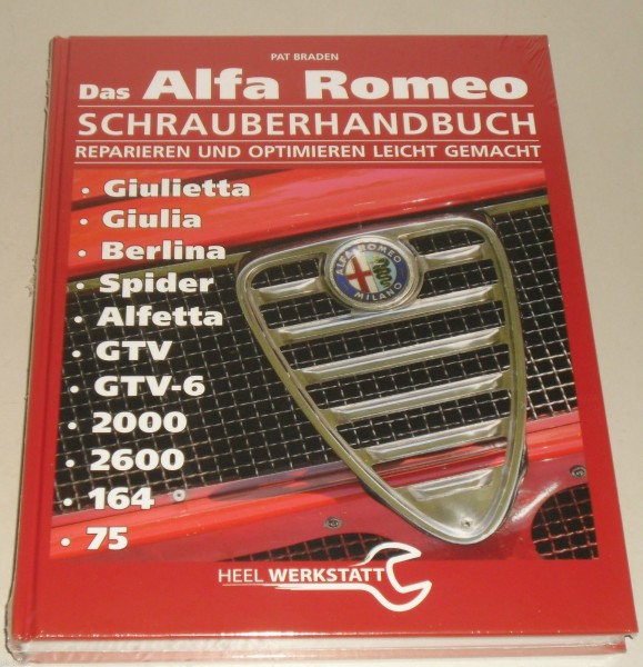 Reparaturanleitung Schrauberhandbuch Alfa Romeo Giulia Spider GTV 1600 2000 2600