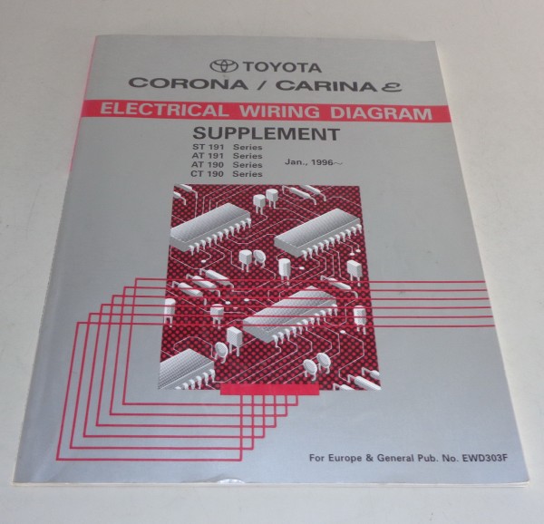 Workshop Manual Electric / Werkstatthandbuch Toyota Corona / Carina E, 01/1996