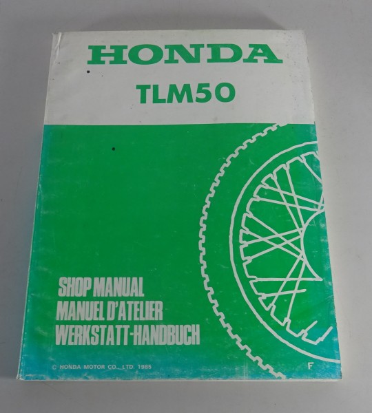 Werkstatthandbuch / Workshop Manual Honda TLM 50 von 1985