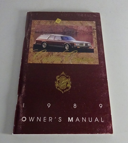 Owner´s Manual / Handbook Oldsmobile Custom Cruiser Stand 1989