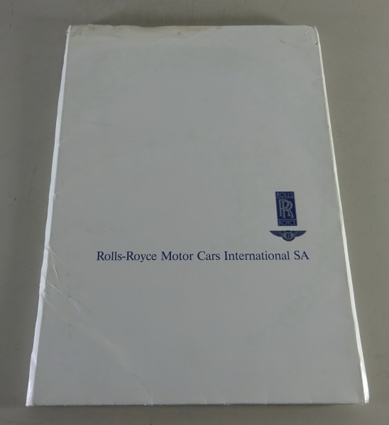 Pressemappe Rolls-Royce Flying Spur + Bentley Concept Java Stand 1994