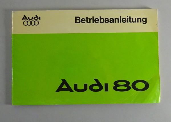 Betriebsanleitung / Handbuch Audi 80 B1 von 08/1975