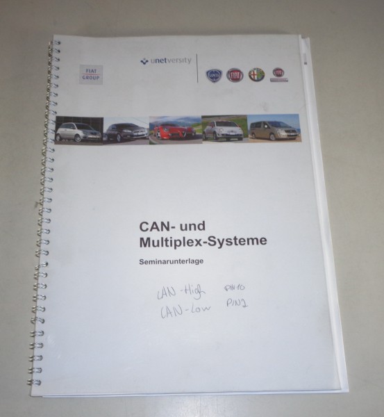 Schulungsunterlage Fiat / Lancia / Alfa Romeo CAN / Multiplex-Systeme von 3/2009