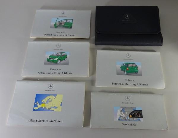 Bordmappe + Betriebsanleitung Mercedes A-Klasse W168 A140 160 170... von 06/1998