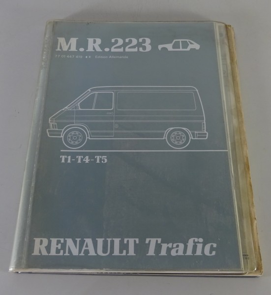 Werkstatthandbuch / Reparaturleitfaden Renault Trafic I Karosserie Stand 10/1980