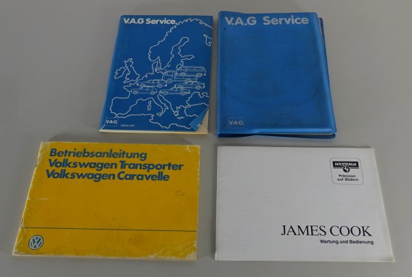 Bordmappe + Betriebsanleitung VW Bus T3 James Cook Westfalia Stand 07/1983