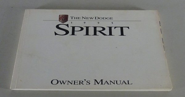 Owner´s Manual / Handbook Dodge Spirit Stand 1995