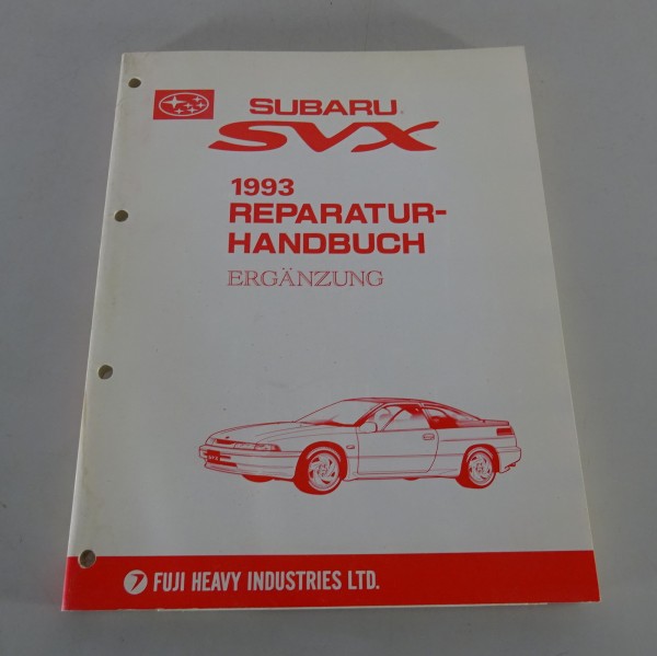 Werkstatthandbuch Ergänzung Subaru SVX Stand 03/1993