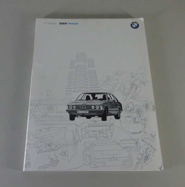 Pressemappe BMW 3er E21 / 5er E28 / 6er E24 / 7er E23 Stand 1983 | Englisch