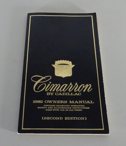 Owner´s Manual / Handbook Cadillac Cimarron from 1982