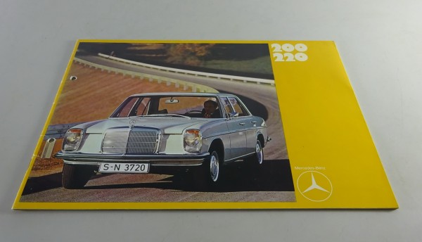 Prospekt / Broschüre Mercedes-Benz /8 W115 - 200 / 220 Stand 06/1970