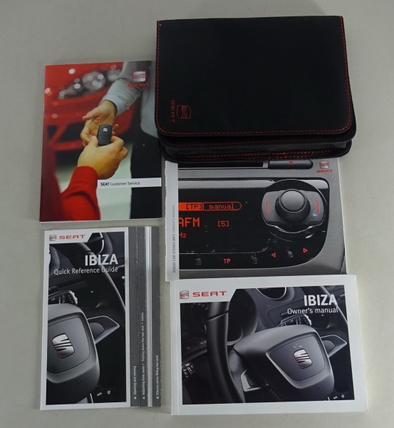 Owner's Manual / handbook + Wallet Seat Ibiza IV Typ 6J from 12/2011