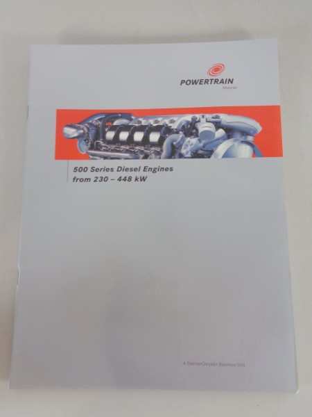 Brochure Daimler Chrysler Powertrain 500 Series Disel Engines 230 - 448 kW