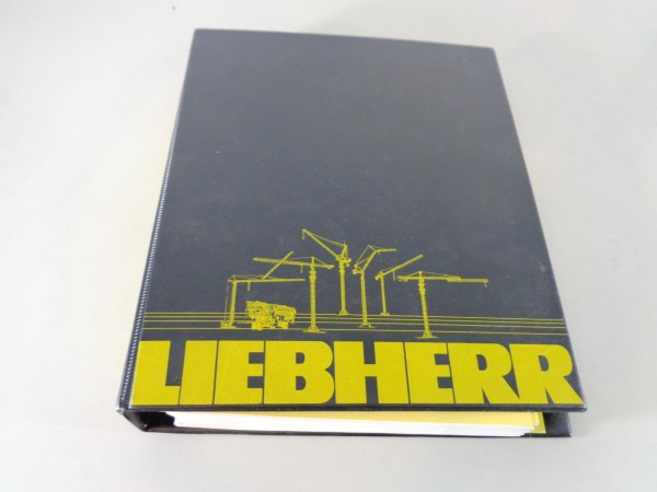 Betriebsanleitung / Handbuch Liebherr Turmdrehkran 112 EC-H Stand 12/1990