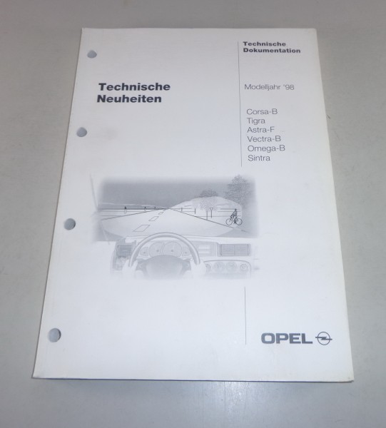 Technische Neuheiten und Änderungen Opel Fahrzeuge Modelljahr 1998