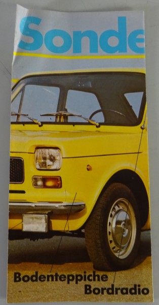 Prospekt / Prospektblatt | Fiat 127 mit Touringpaket | Stand 10/1976