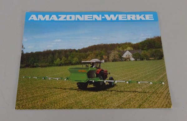 Prospekt / Broschüre Amazone 16-Düsen-Streuer JET 801 / 1201 Stand 01/1984