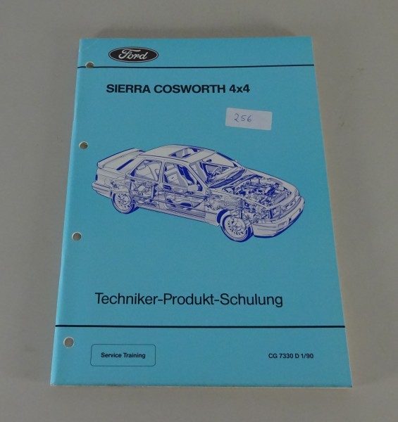 Techniker Information Service Training Ford Sierra Cosworth 4x4 Stand 01/1990