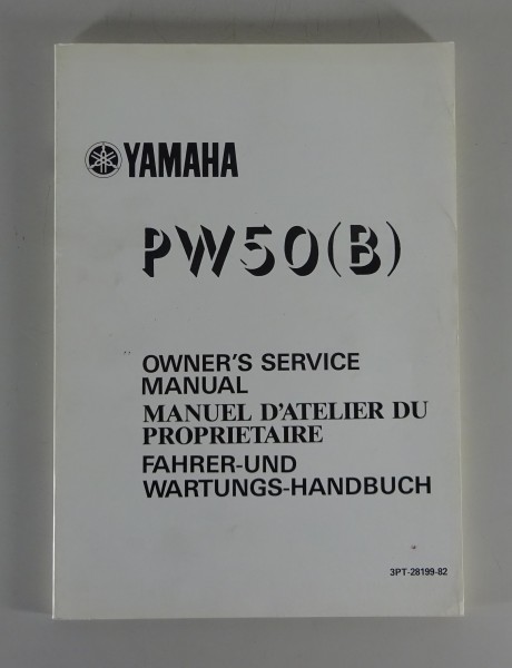 Betriebsanleitung und Wartungshandbuch Yamaha PW 50 (B) Stand 08/1990
