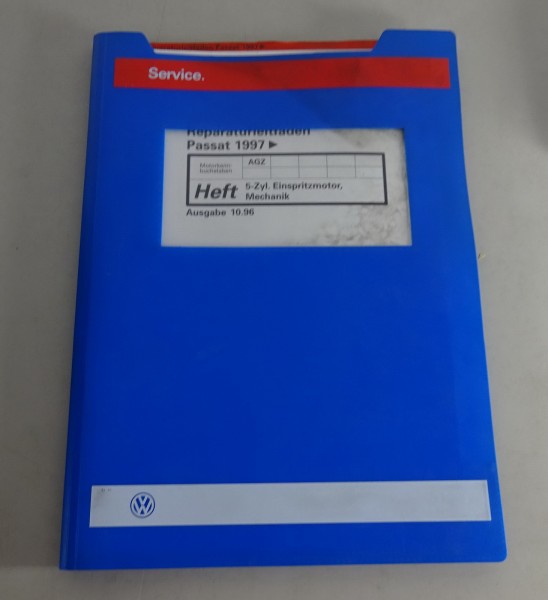 Werkstatthandbuch VW Passat 5 Zylinder Einspritz Motor AGZ Mechanik 10/1996