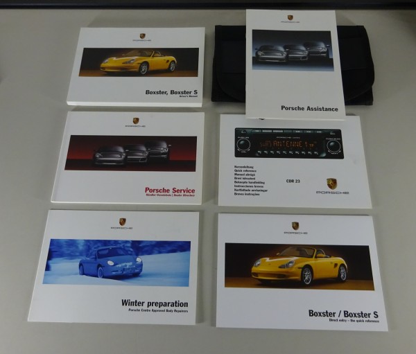 Wallet & Owner's Manual / Handbook Porsche Boxster S Type 986 from 05/2003