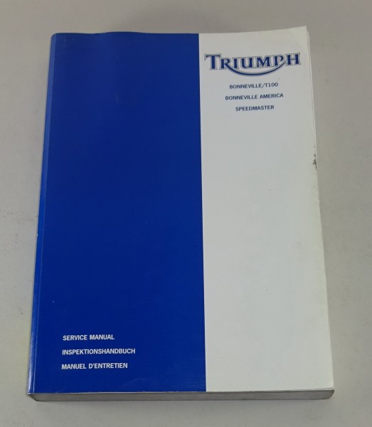 Werkstatthandbuch Triumph Bonneville (America) / T100 / Speedmaster von 11/2002