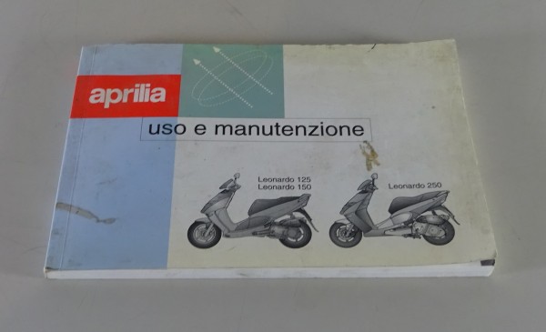 Betriebsanleitung / Handbuch Aprilia Roller Leonardo 125 / 150 / 200 von 1999